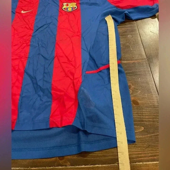 FC BARCELONA 2002-03 HOME SHIRT  PLAYER ISSUE NIKE JERSEY SOCCER ETO’O. RARE - Picture 10 of 10